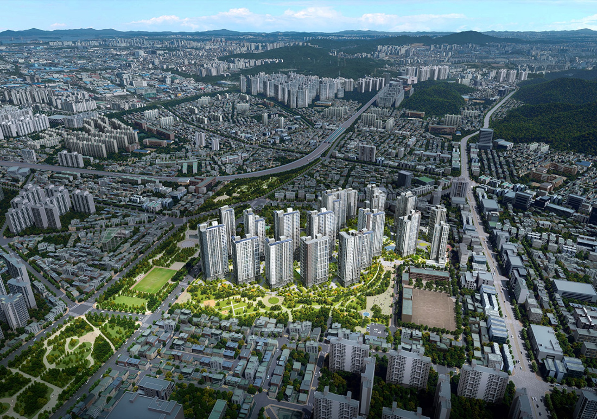 인천시청 포레나더샵